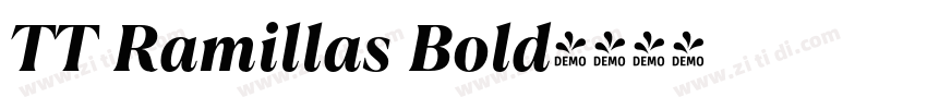 TT Ramillas Bold字体转换